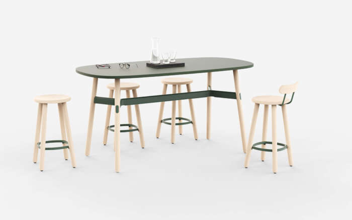 Okidoki High Stool (Green)