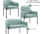 Mocka Seating Range, soft seating for commercial interiors.