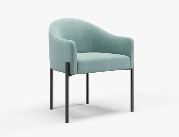 Mocha standard chair in blue